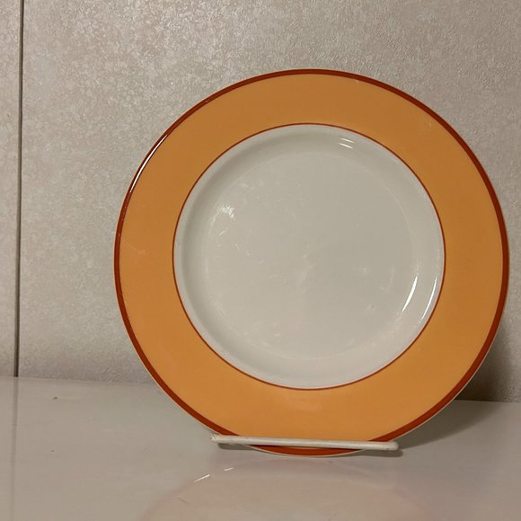 Vintage PAGNOSSIN Treviso Ironstone 8 1/4" Diameter Plate Italy - Picture 1 of 5